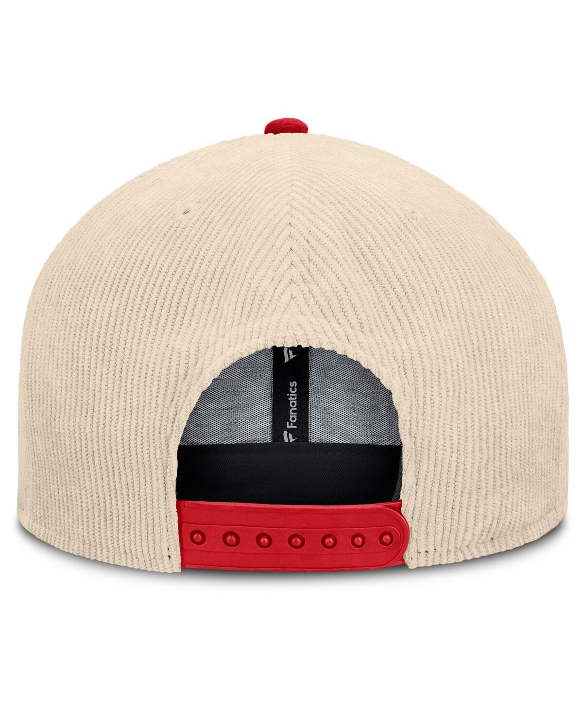 Fanatics Men's Tan Nebraska Huskers Catcher Snapback Hat In Tan
