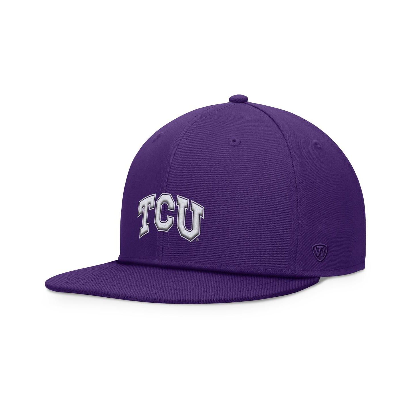 Мужская кепка Top of the World Purple TCU Horned Frogs Fundamental Snapback Hat — фото 1