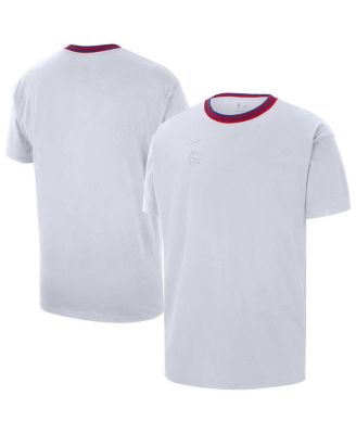 Nike - Men's White Sacramento Kings City Edition Courtside Premium T-shirt