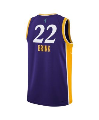 Big Boys and Girls Cameron Brink Purple Los Angeles Sparks 2024 WNBA Draft Explorer Edition Victory Player Jersey