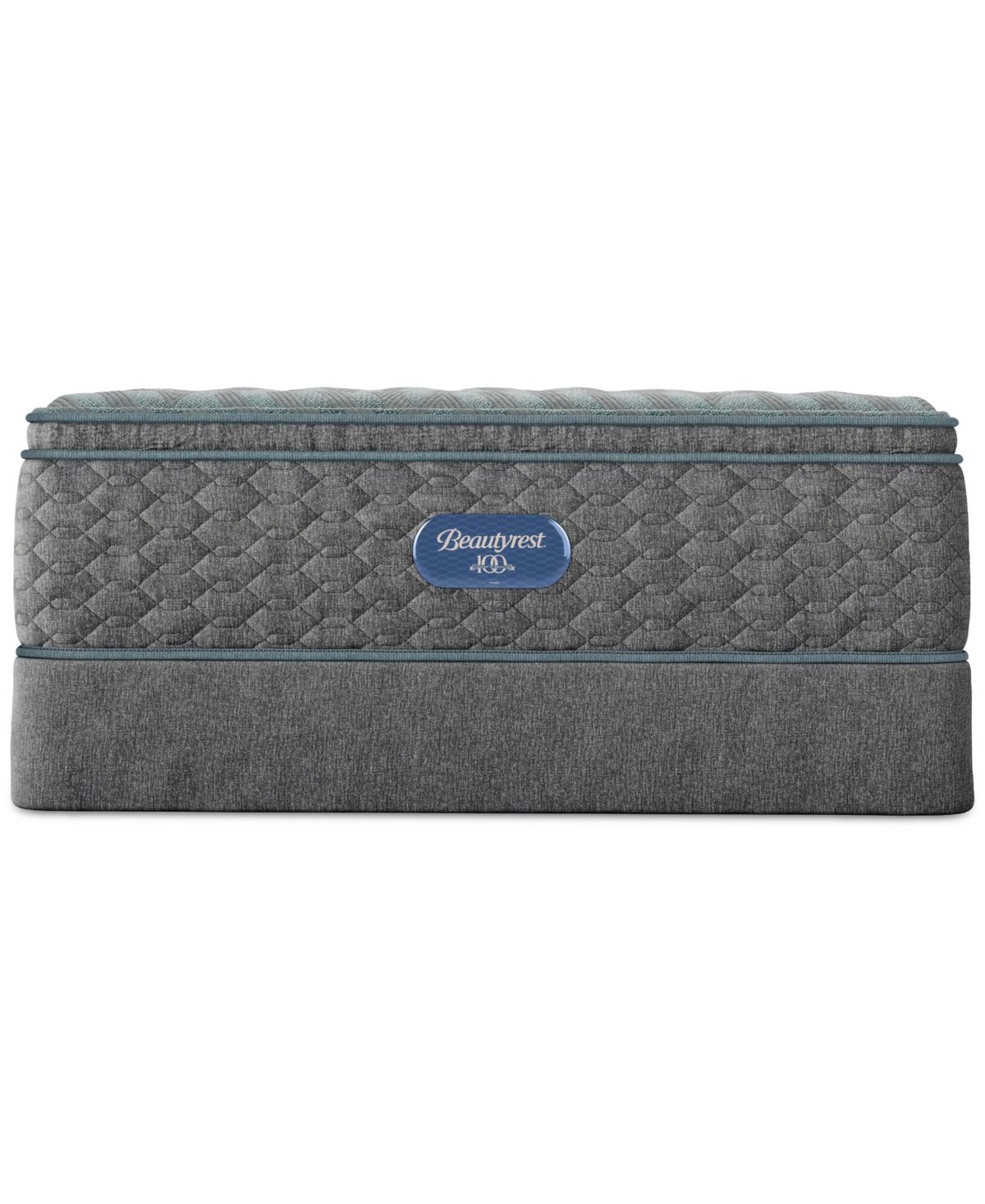 Beautyrest Level One 14.25" Medium Pillow Top Mattress Set In No Color