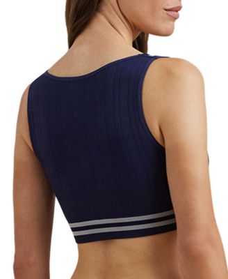 Women's Cricket Cable-Texture Longline Bralette 4L0189