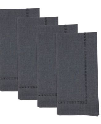Laser-Cut Hemstitch Napkin, Set of 4