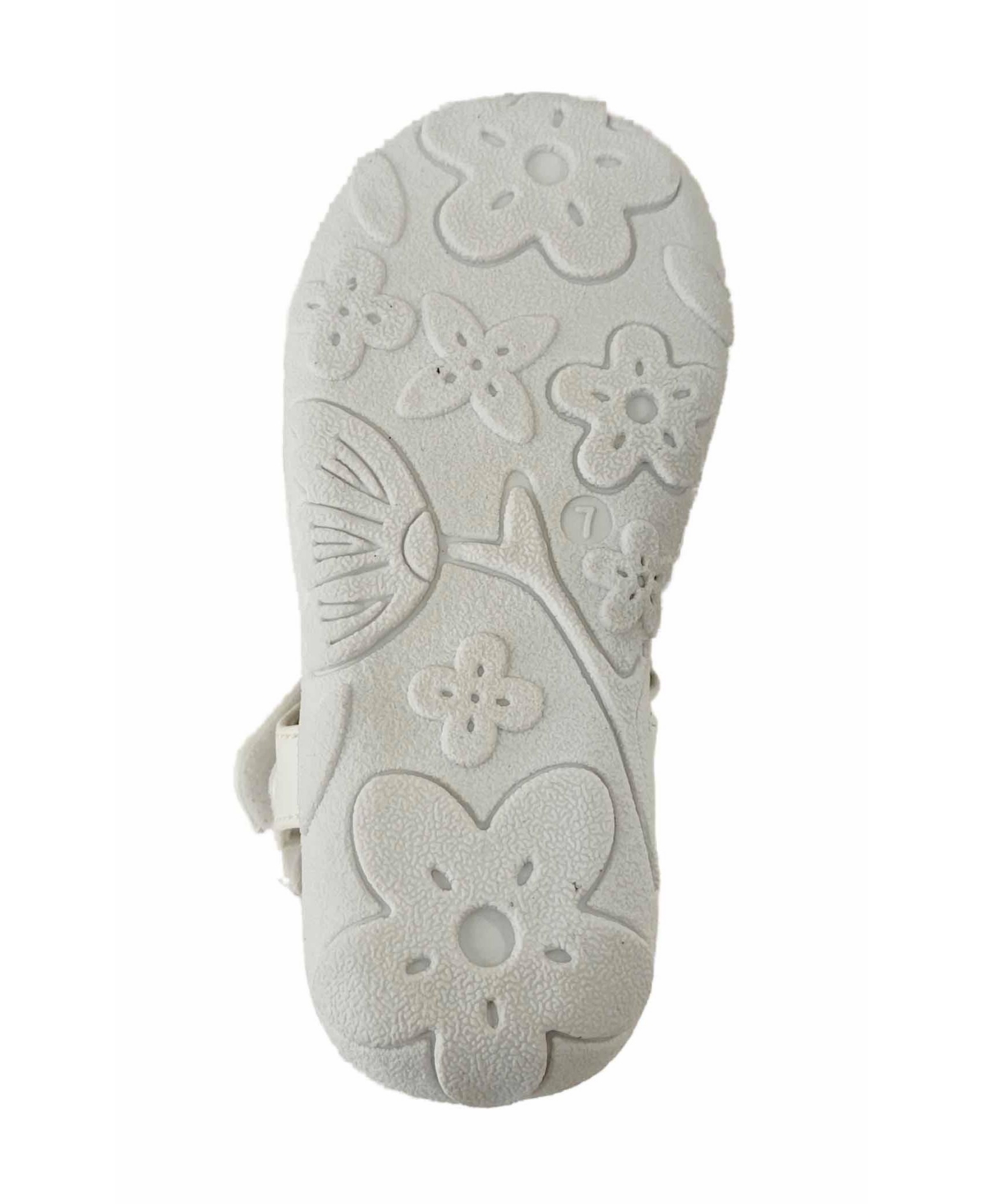 Nina Girls' Toe Caged Sandal - Toddler, Little Kid, Big Kid In White