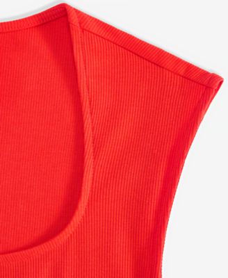 Women's Knit Scoop-Neck Raglan-Cap-Sleeve Top, Exclusively at Macy's