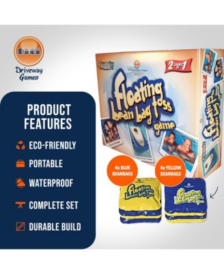 Floating Bean Bag Toss Inflatable Cornhole Game for Outdoor Pool