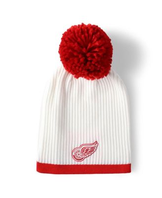 Fanatics - Women's White Detroit Red Wings 2025 NHL Stadium Series Team Knit Hat with Pom