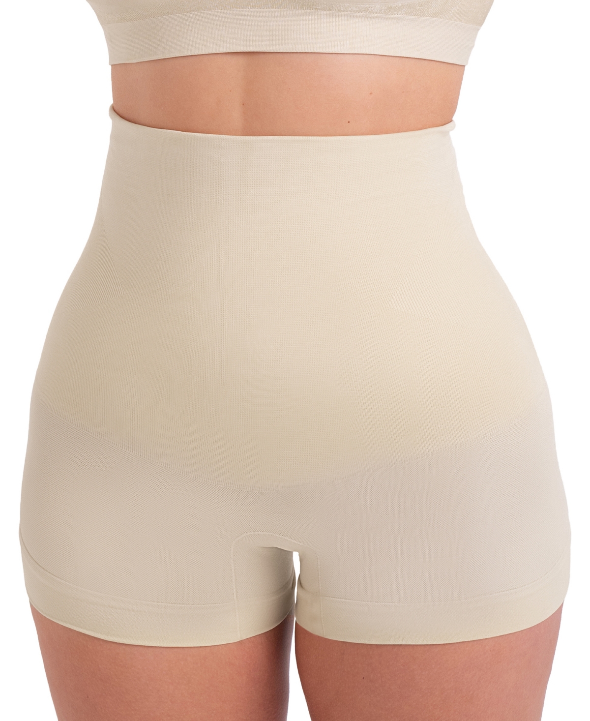 Women's High Waisted Shaper Boyshort 18437 - Chai