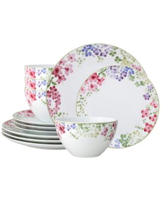 Bloomington Road 12-Piece Dinnerware Set, Service for 4
