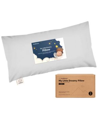 Toddler Buddy Pillow with Pillowcase, 10X18 Soft Cotton Pillows for Sleeping Pillow