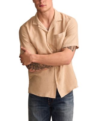 Men's Short Sleeve Camp Collar Shirt