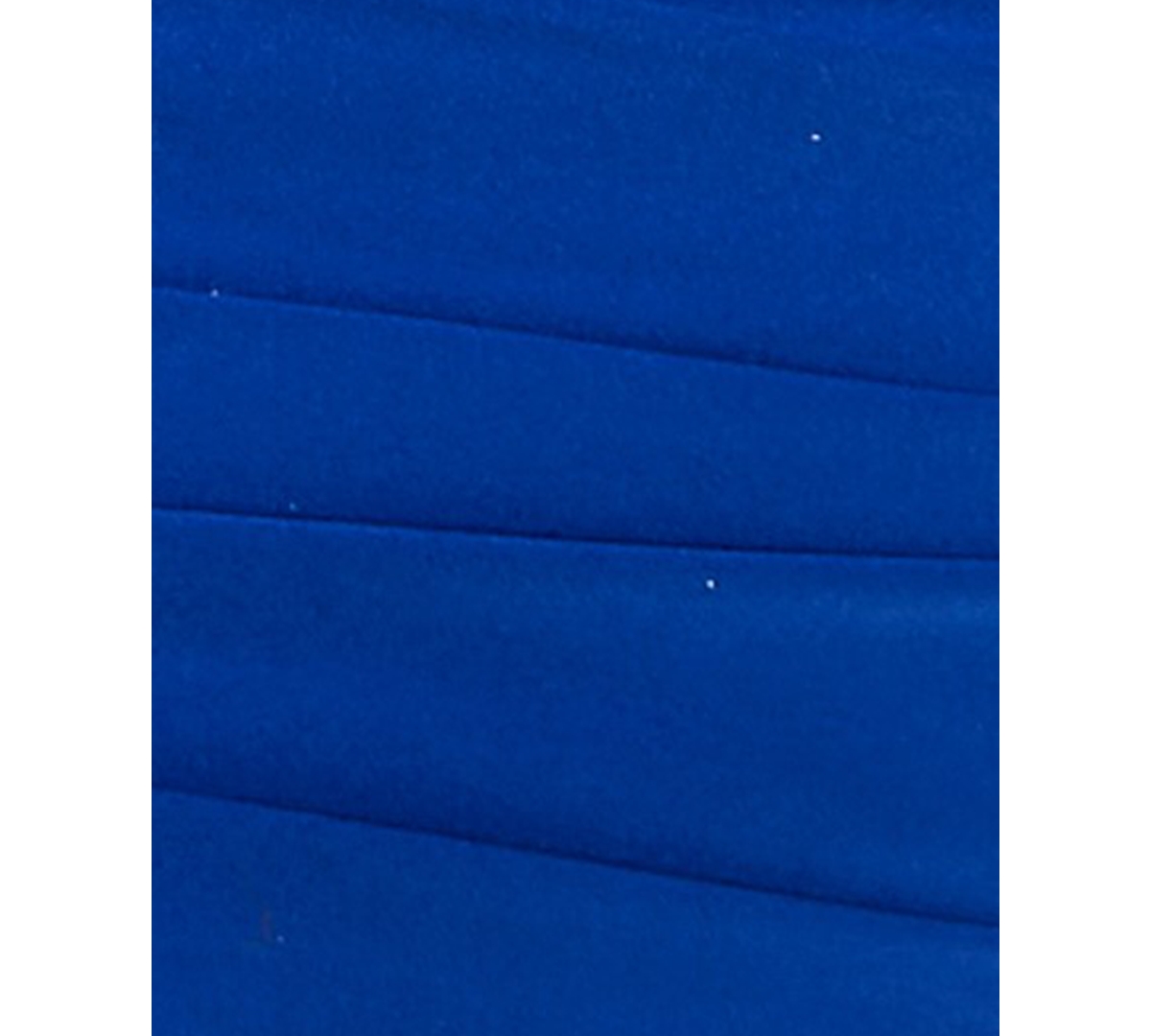 Crystal Doll Juniors' Ruched Scoop-back Jersey Dress In Royal