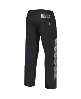 Men's Black Los Angeles Angels Pitcher Track Pants