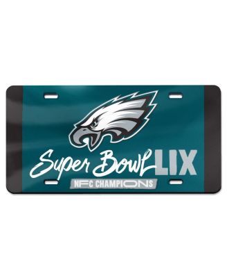 Wincraft - Philadelphia Eagles 2024 NFC Champions Laser Cut Acrylic License Plate