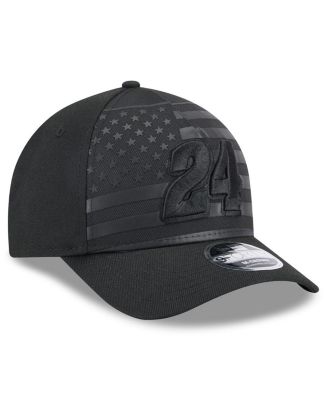 Men's Black William Byron American Flag 9FORTY M-Crown A-Frame Adjustable Hat