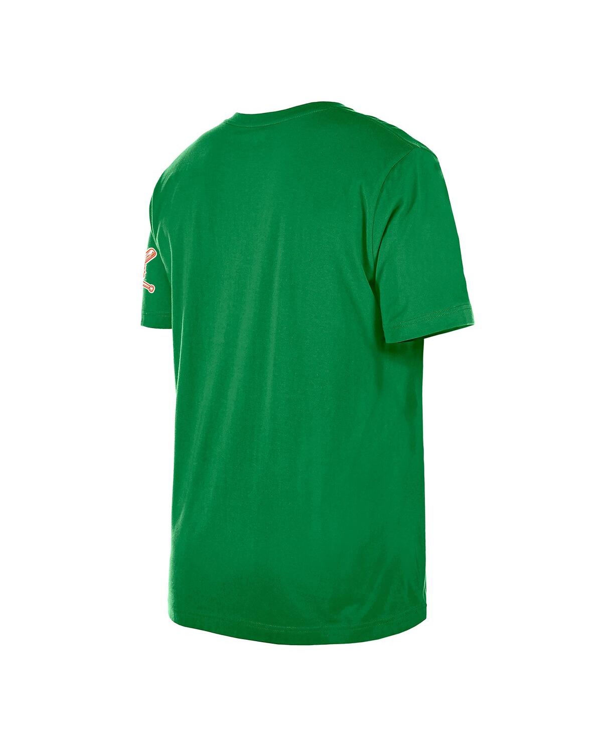 NEW ERA MEN'S KELLY GREEN PITTSBURGH PIRATES ST. PATRICK'S DAY SHAMROCK FILL T-SHIRT 