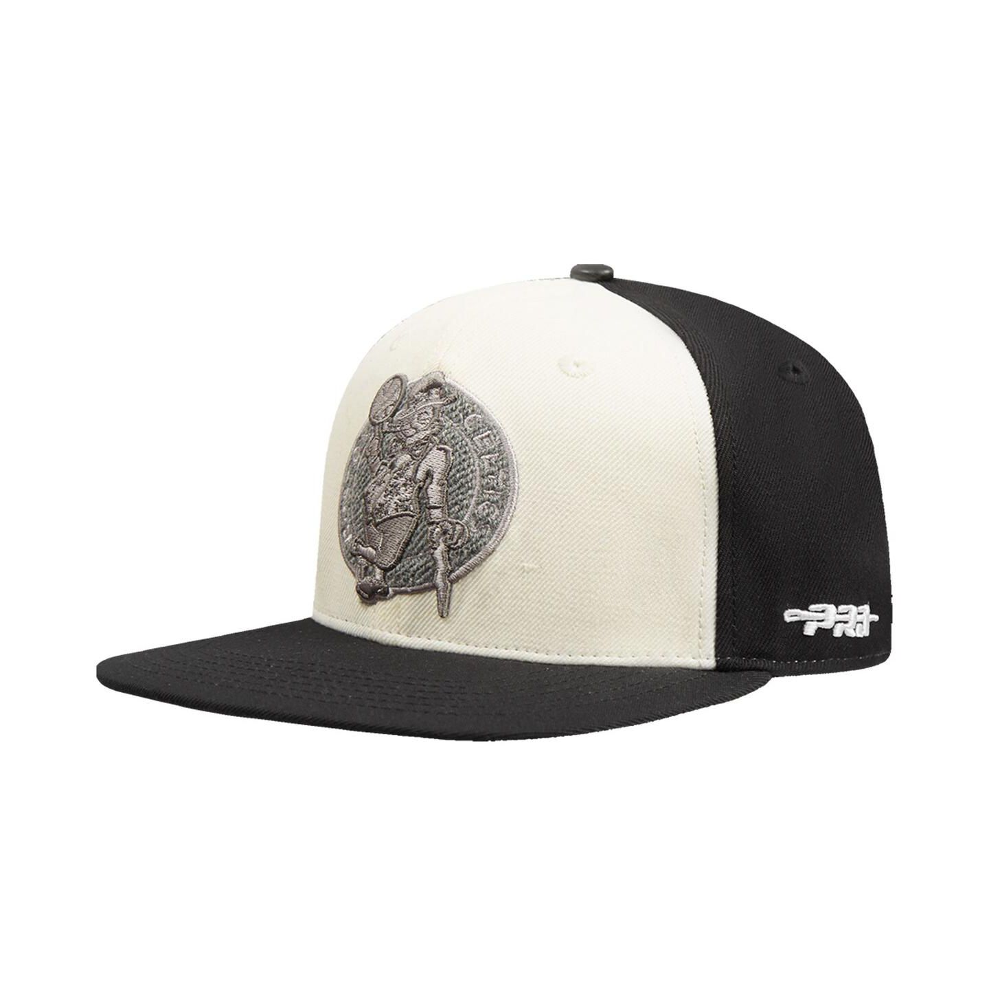Мужская кепка Pro Standard Cream Boston Celtics French Terry Snapback Hat — фото 2