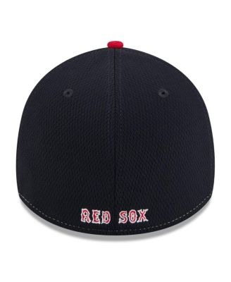 Men's Navy/Red Boston Red Sox 2025 MLB Clubhouse 39THIRTY Flex Hat