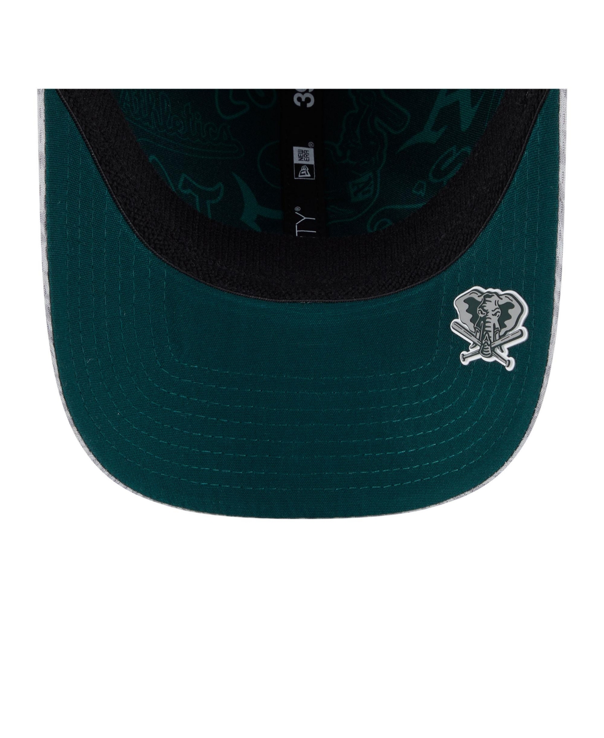 New Era Men's Gray Athletics 2025 Mlb Clubhouse 39thirty Flex Hat In Gray