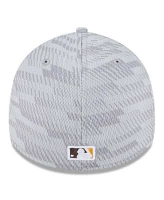 Men's Gray San Diego Padres 2025 MLB Clubhouse 39THIRTY Flex Hat