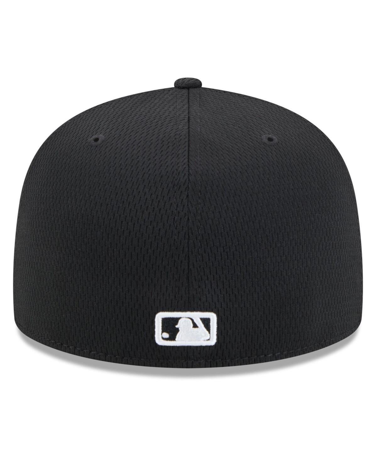 NEW ERA MEN'S BLACK DETROIT TIGERS 2025 MLB CLUBHOUSE 59FIFTY FITTED HAT 