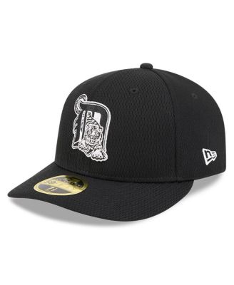New Era - Men's Black Detroit Tigers 2025 MLB Clubhouse Low 59FIFTY Fitted Hat