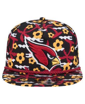 Men's Black Arizona Cardinals Wakey Wakey Golfer Snapback Hat