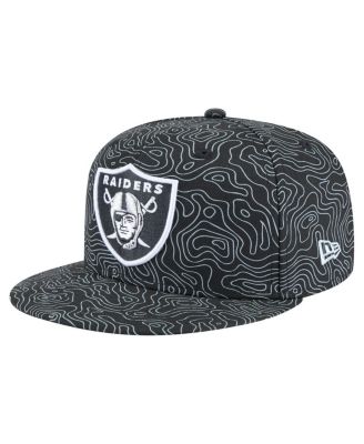 New Era - Men's Black Las Vegas Raiders Geo 59FIFTY Fitted Hat