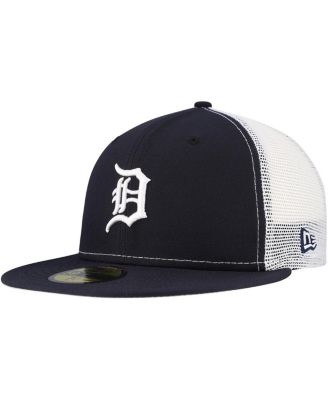 New Era - Men's Navy Detroit Tigers Team Color 59FIFTY Trucker Fitted Hat