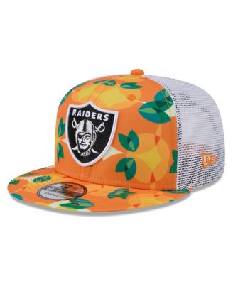 New Era - Men's Orange Las Vegas Raiders Citrus 9FIFTY Trucker Snapback Hat