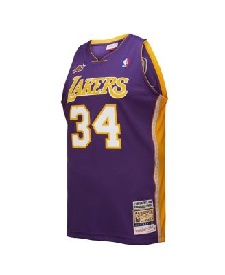 Men's Shaquille O'Neal Purple Los Angeles Lakers 2000 NBA All-Star Game Authentic Jersey