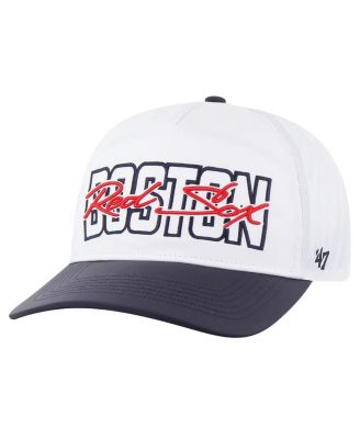 '47 Brand - Men's White Boston Red Sox Lineman Hitch Adjustable Hat