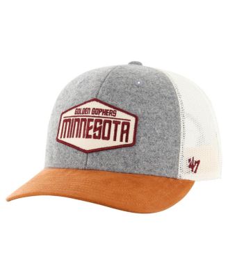 '47 Brand - Men's Heather Gray Minnesota Golden Gophers Drover Trucker Adjustable Hat
