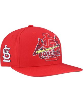 Mitchell & Ness - Men's Red St. Louis Cardinals Double Up Snapback Hat
