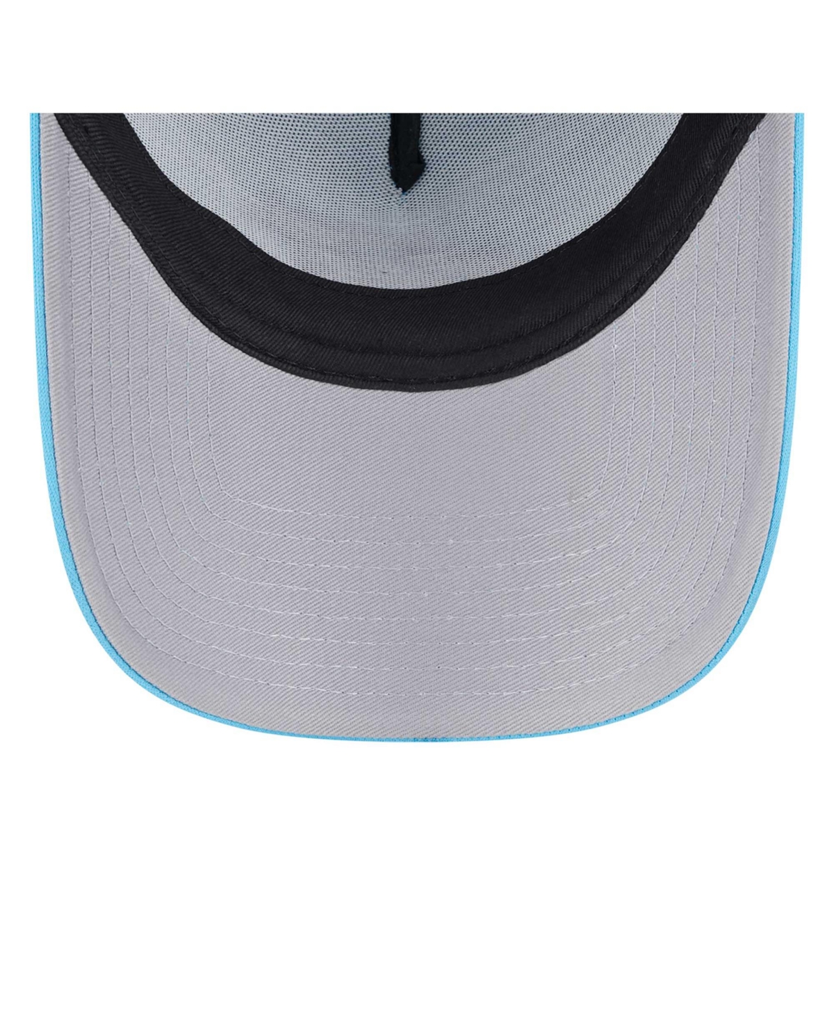 Shop New Era Big Boys And Girls Blue Carolina Panthers A-frame 9forty Trucker Adjustable Hat