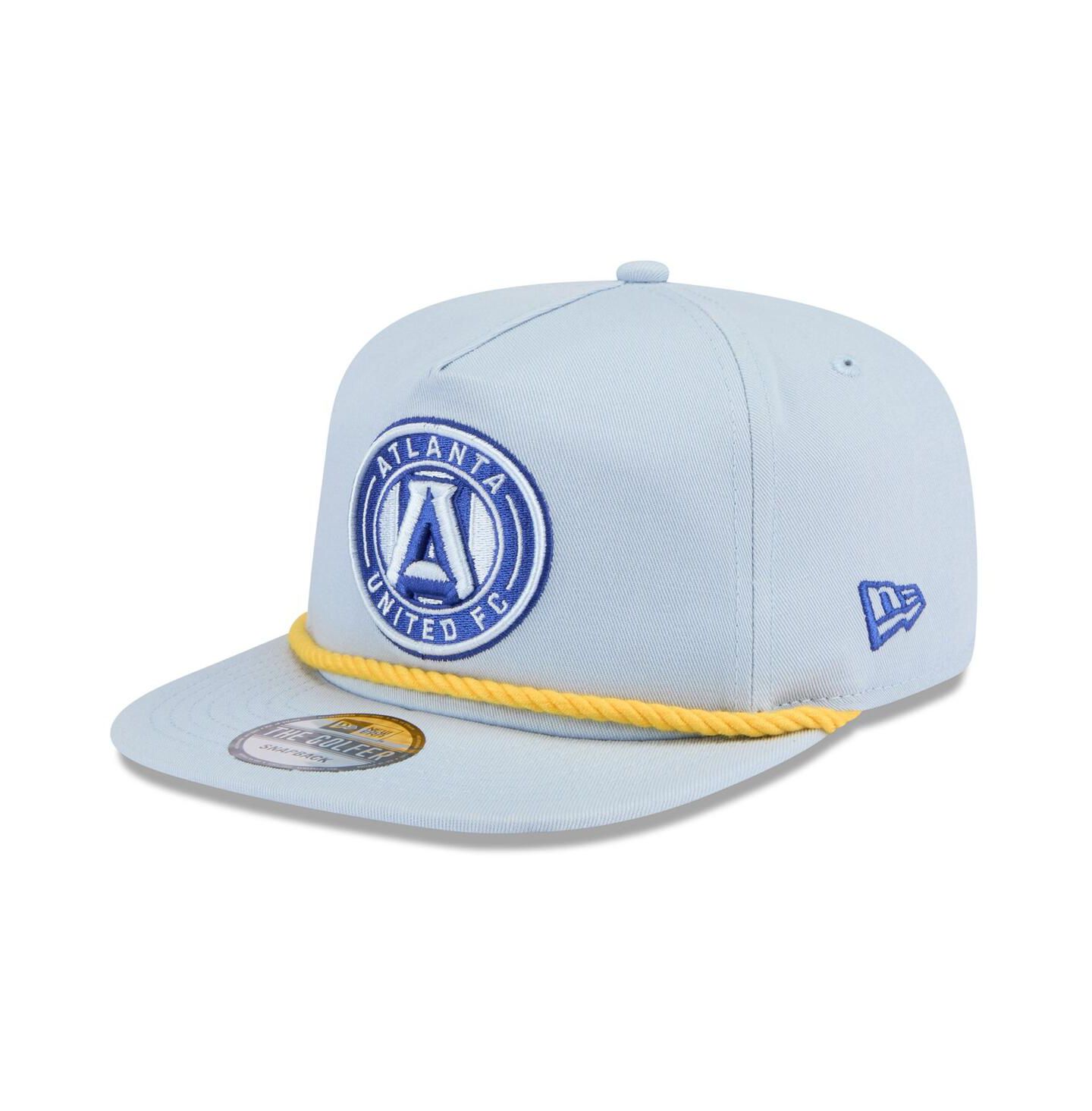Мужские головные уборы New Era Light Blue Atlanta United FC 2024 Jersey Hook Golfer Adjustable Hat — фото 2