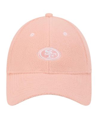 Women's Light Pink San Francisco 49ers Cozy Sherpa 9FORTY Adjustable Hat