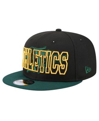 New Era - Men's Black Athletics Splatter 9FIFTY Snapback Hat