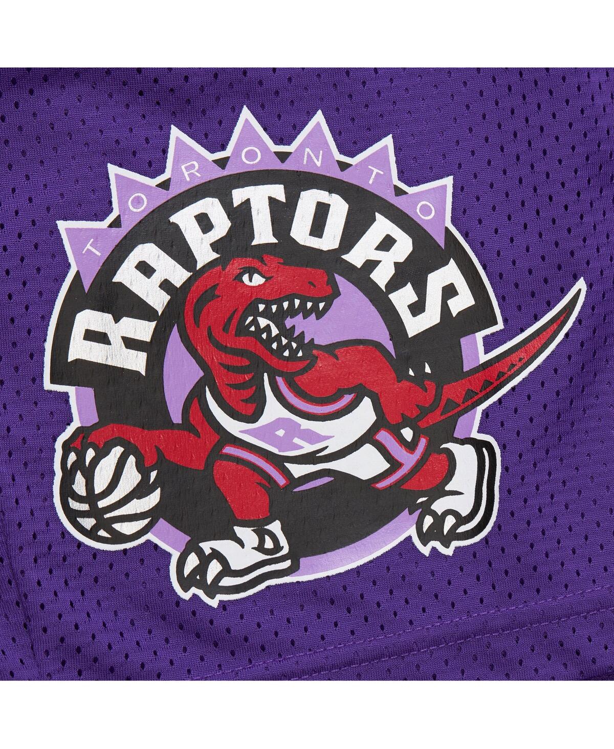 Mitchell & Ness Men's Purple Toronto Raptors Hardwood Classics Gameday Mesh Shorts In Purple