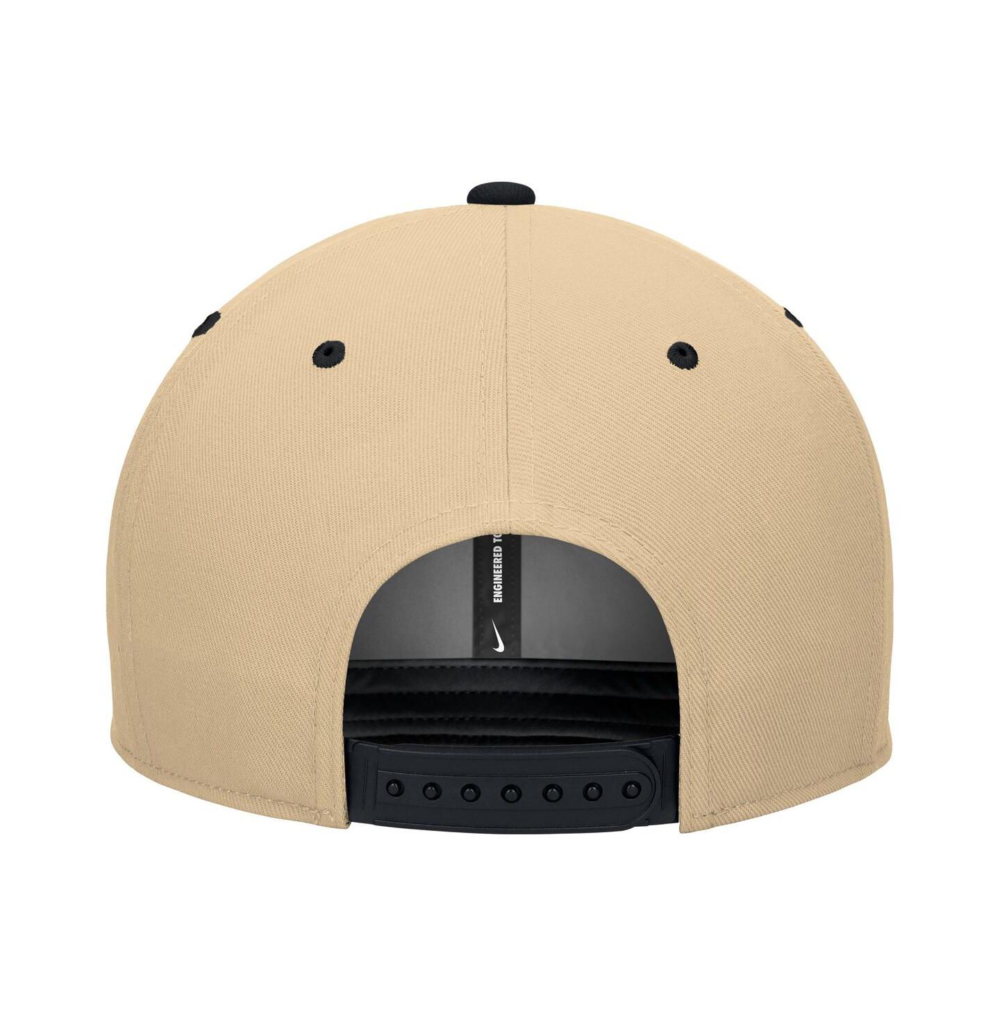 Мужская кепка Nike White/Gold Wake Forest Demon Deacons Pro Performance Snapback Hat — фото 2