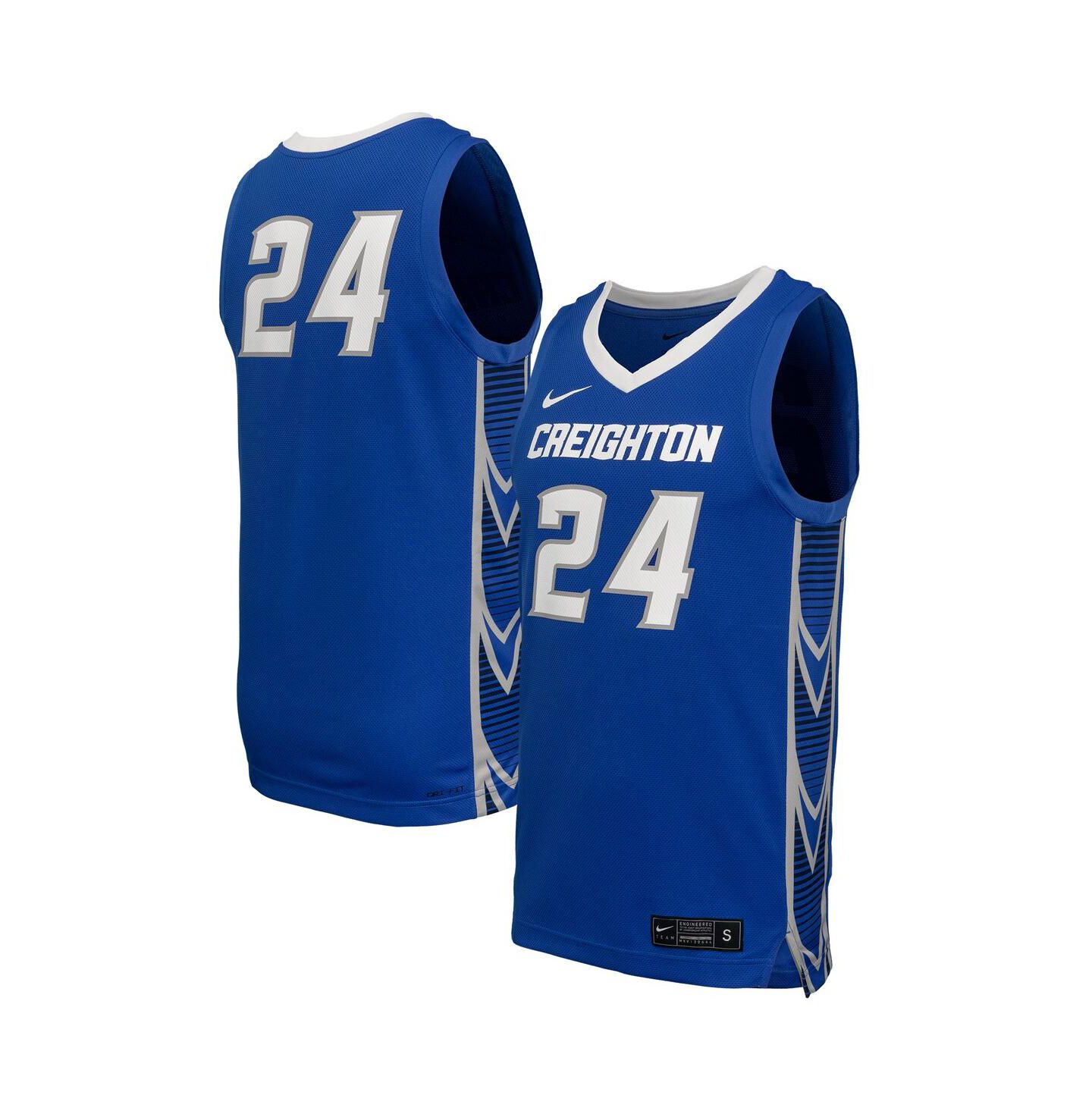 Мужской топ Nike Blue Creighton Bluejays Replica Basketball Jersey — фото 1