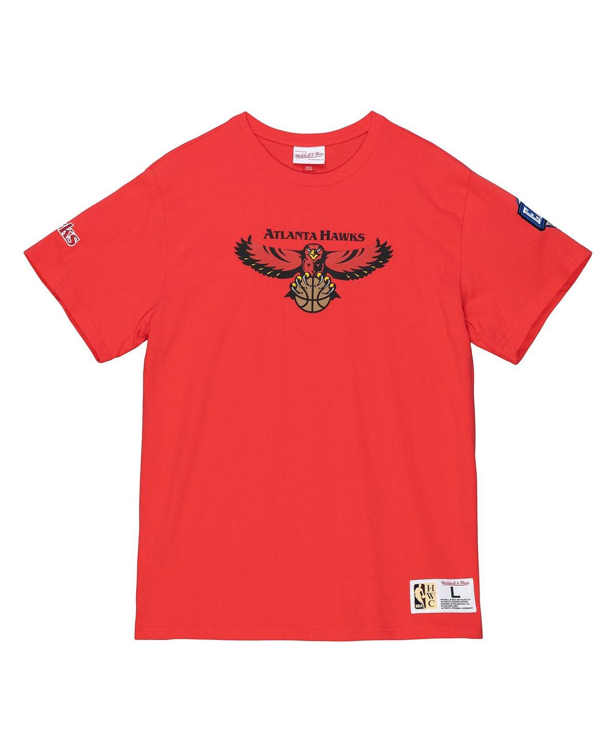 Mitchell & Ness Men's Red Atlanta Hawks Team Origins T-shirt In Red
