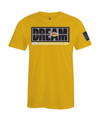 x Black History Collection Men's and Women's Gold Los Angeles Lakers T-Shirt