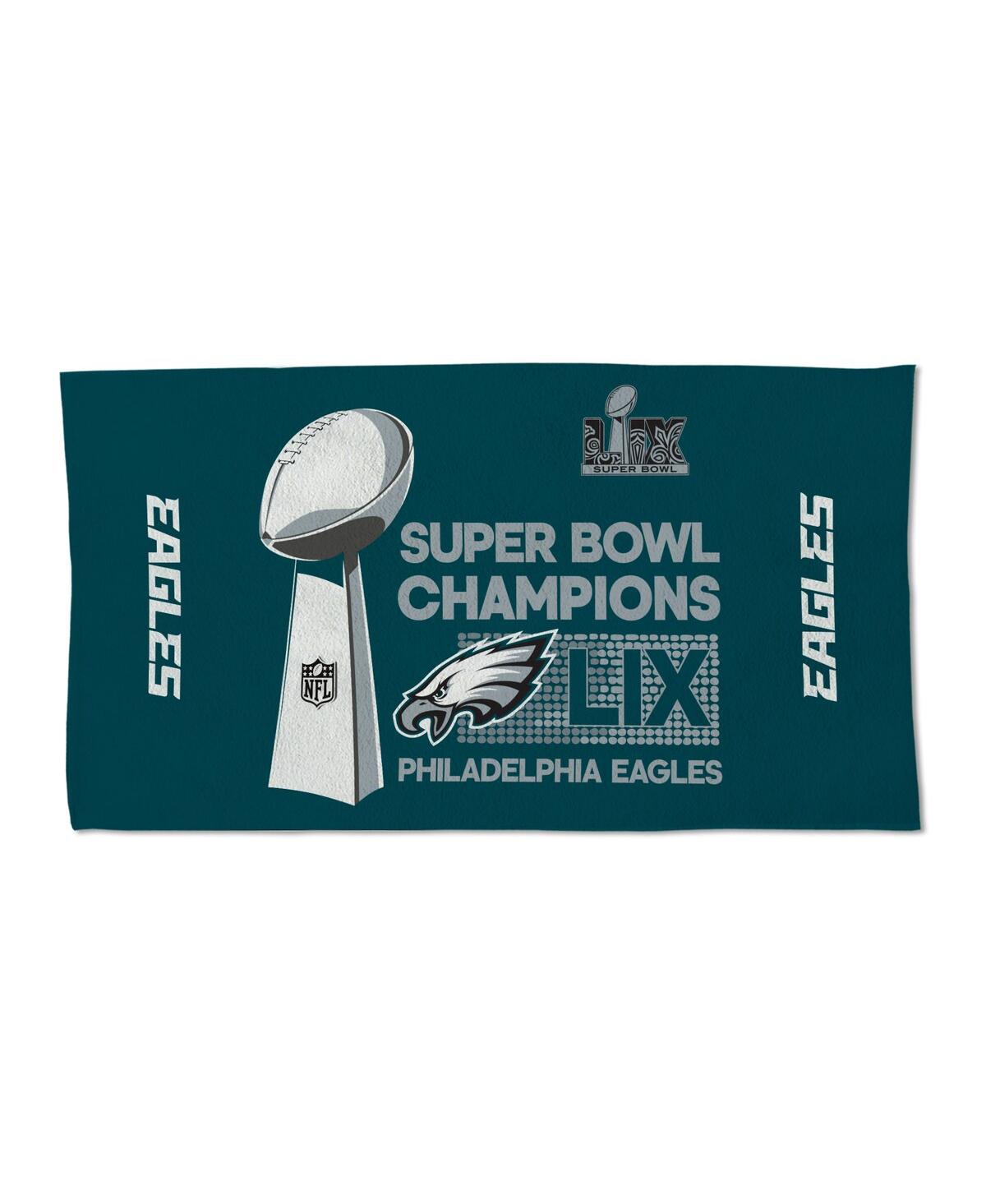 Wincraft Philadelphia Eagles Super Bowl Lix Champions Locker Room 22" X 42" Double-sided Celebration Towel In No Color