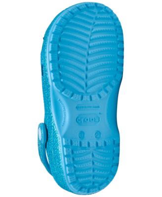 Little Girls Classic Glitter Clogs from Finish Line