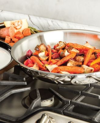 Stainless Steel 12" Covered Fry Pan