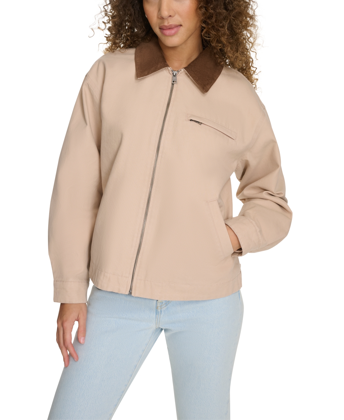 Levi's Women's Utility Collar Jacket In Light Pink