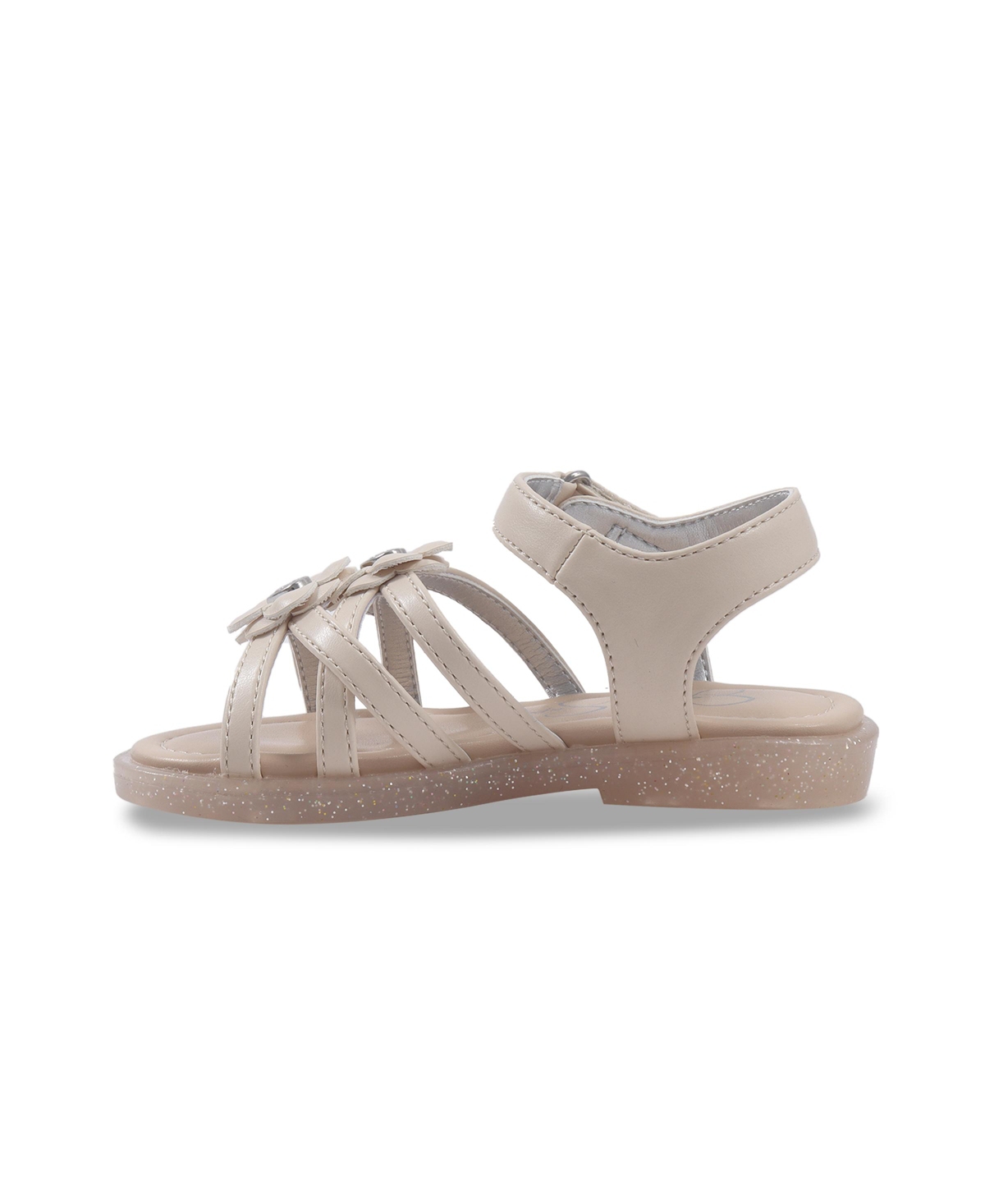JESSICA SIMPSON LITTLE AND BIG GIRLS GEORGIE ALESSA ALMOND-TOE SANDAL 