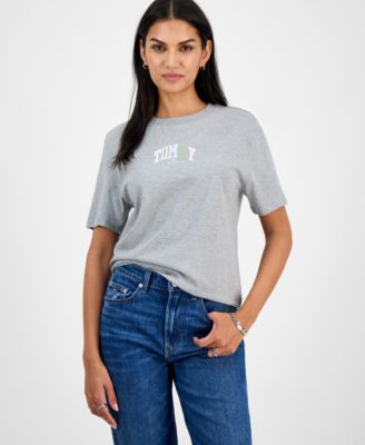 Tommy Jeans - Women's Cotton Relaxed Varsity T-Shirt