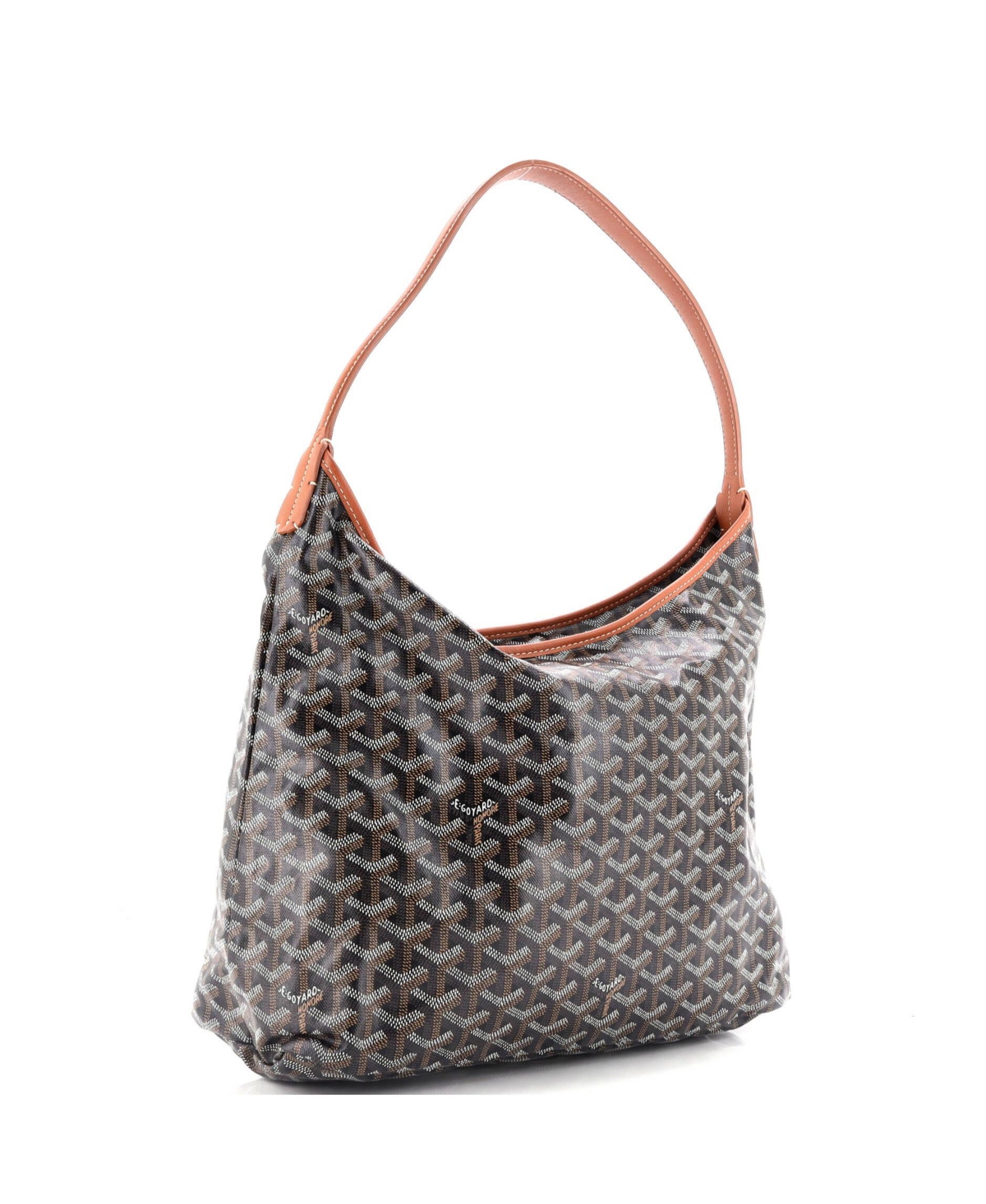 Pre-Owned Goyard Boheme Hobo Coated Canvas